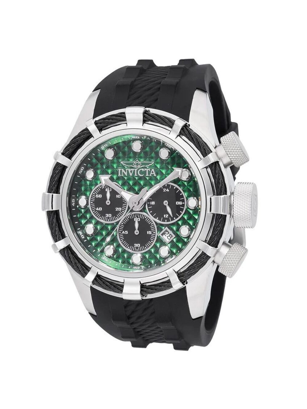 Invicta Bolt Vexidian Men's Watch - 50mm, Black (49165)